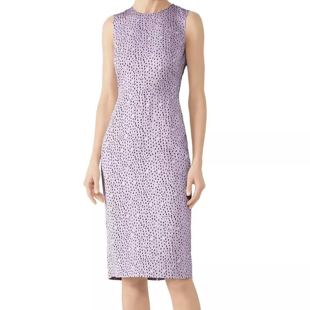 $398 Diane Von Furstenberg Midi Dress Womens 12 Cocktail Party Chic Elegant